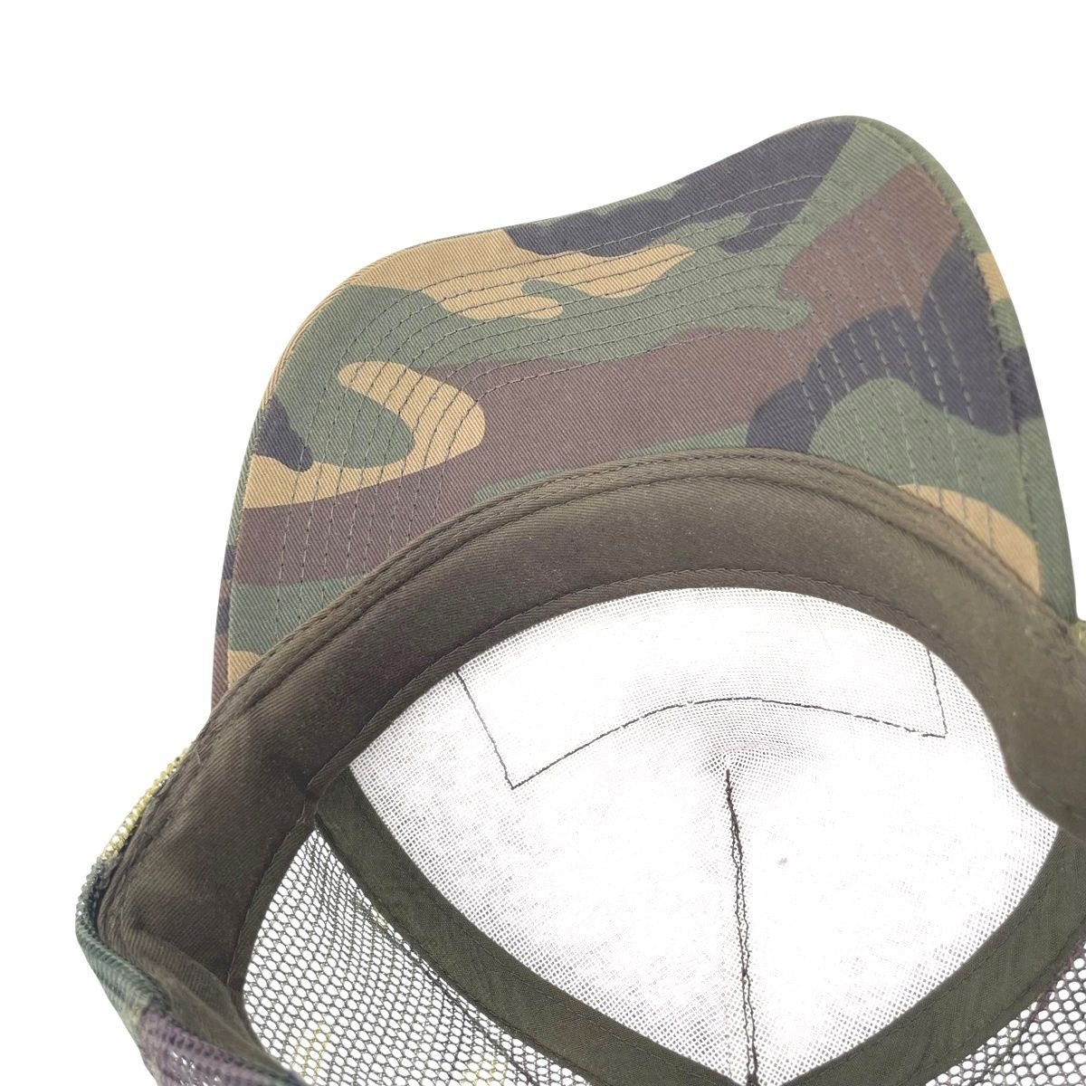 中古】 CHROME HEARTS クロムハーツ トラッカーキャップ カモフラ FUCK