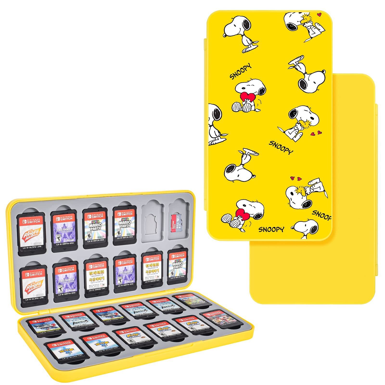 ソフトケース switch ゲームカードポケット 24枚SDカードケース 24枚