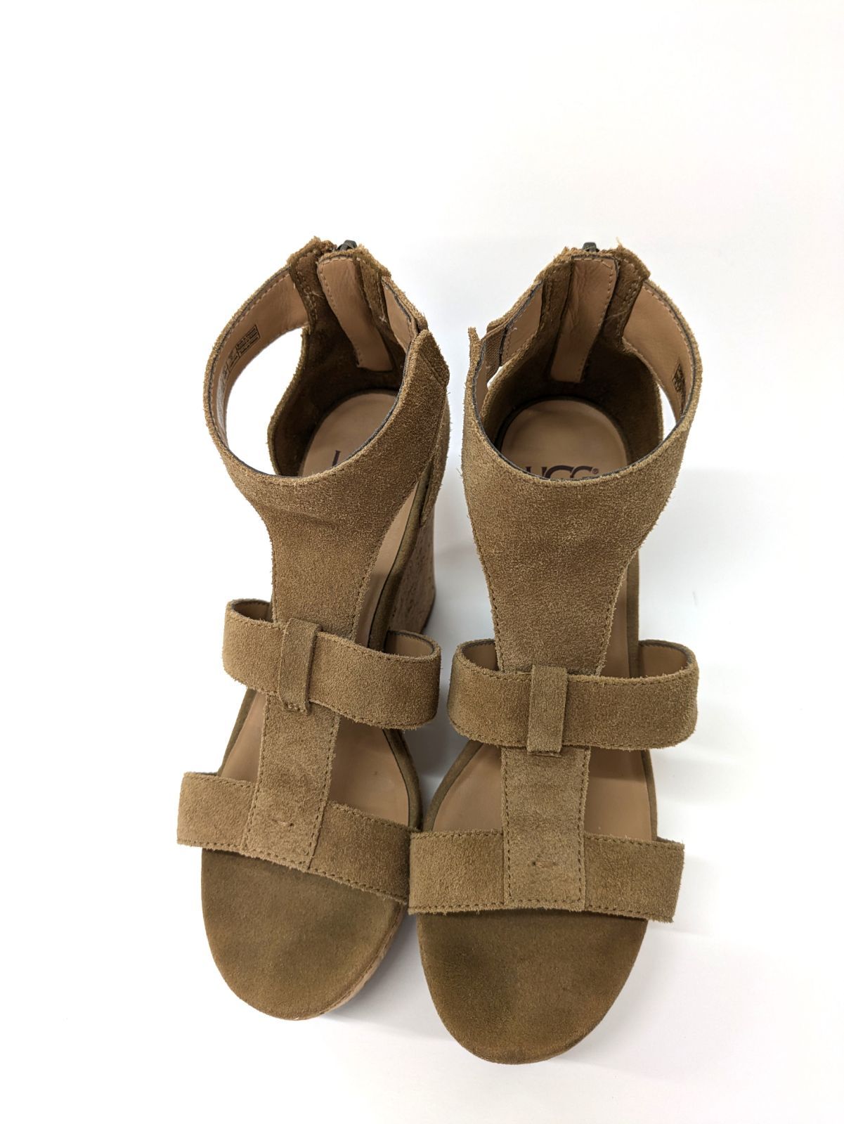 ▽ 未使用品UGG ウェッジソールサンダル　スウェード 25cm UGG ウェッジソール サンダル - メルカリ