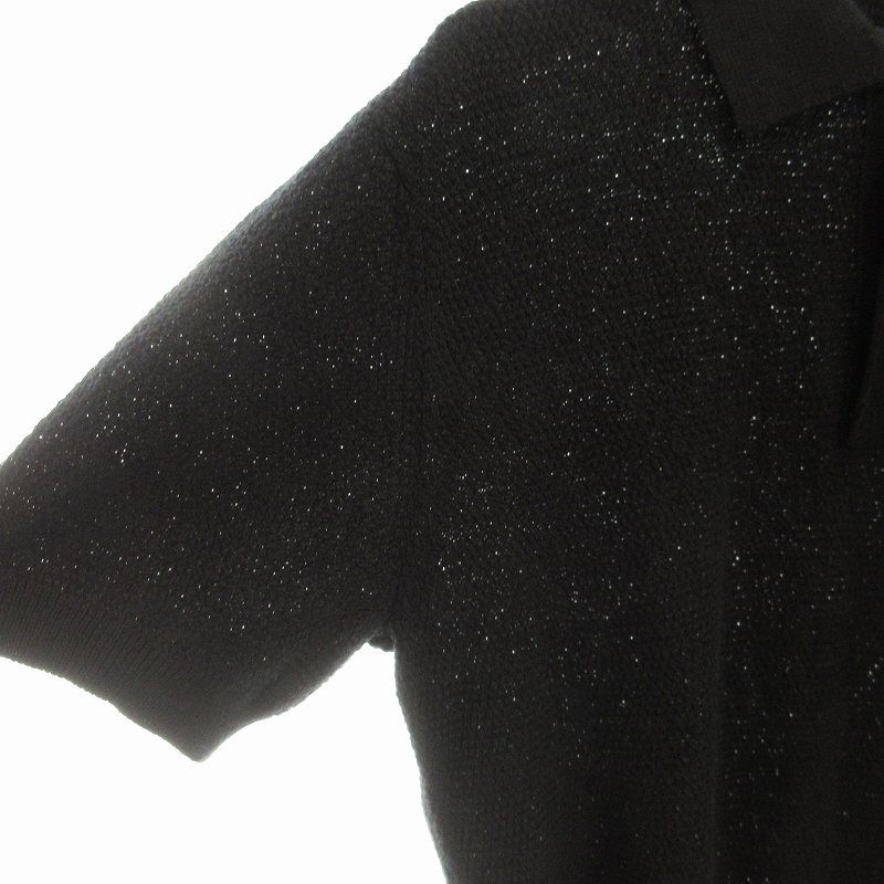 フレッドペリー FRED PERRY タグ付き ポロシャツ 半袖 リネン混 ロゴ