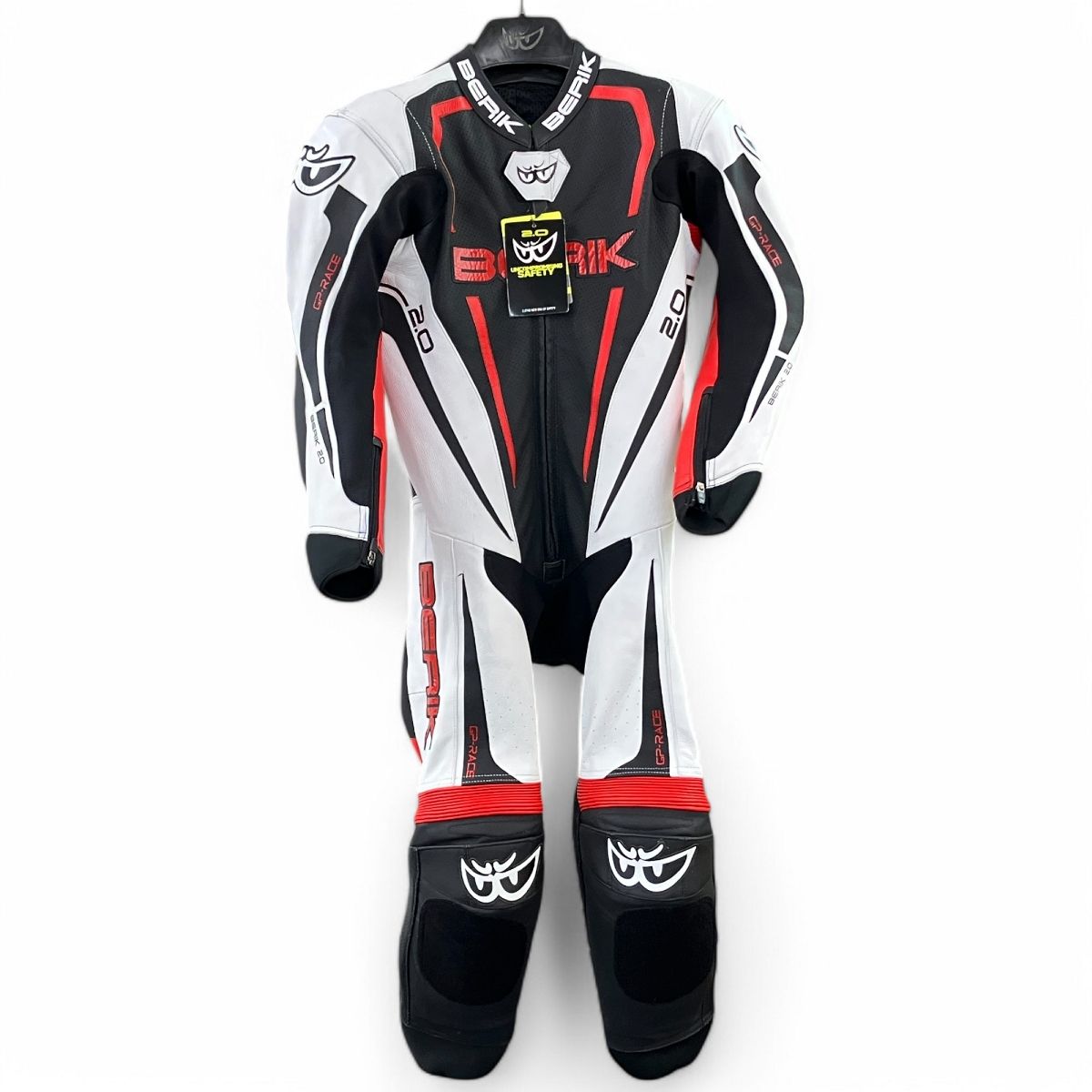 BERIK ベリック LS1-171334-BK D.RED サイズ48 RACINGSUITS レーシング 生活臭あり N9756811
