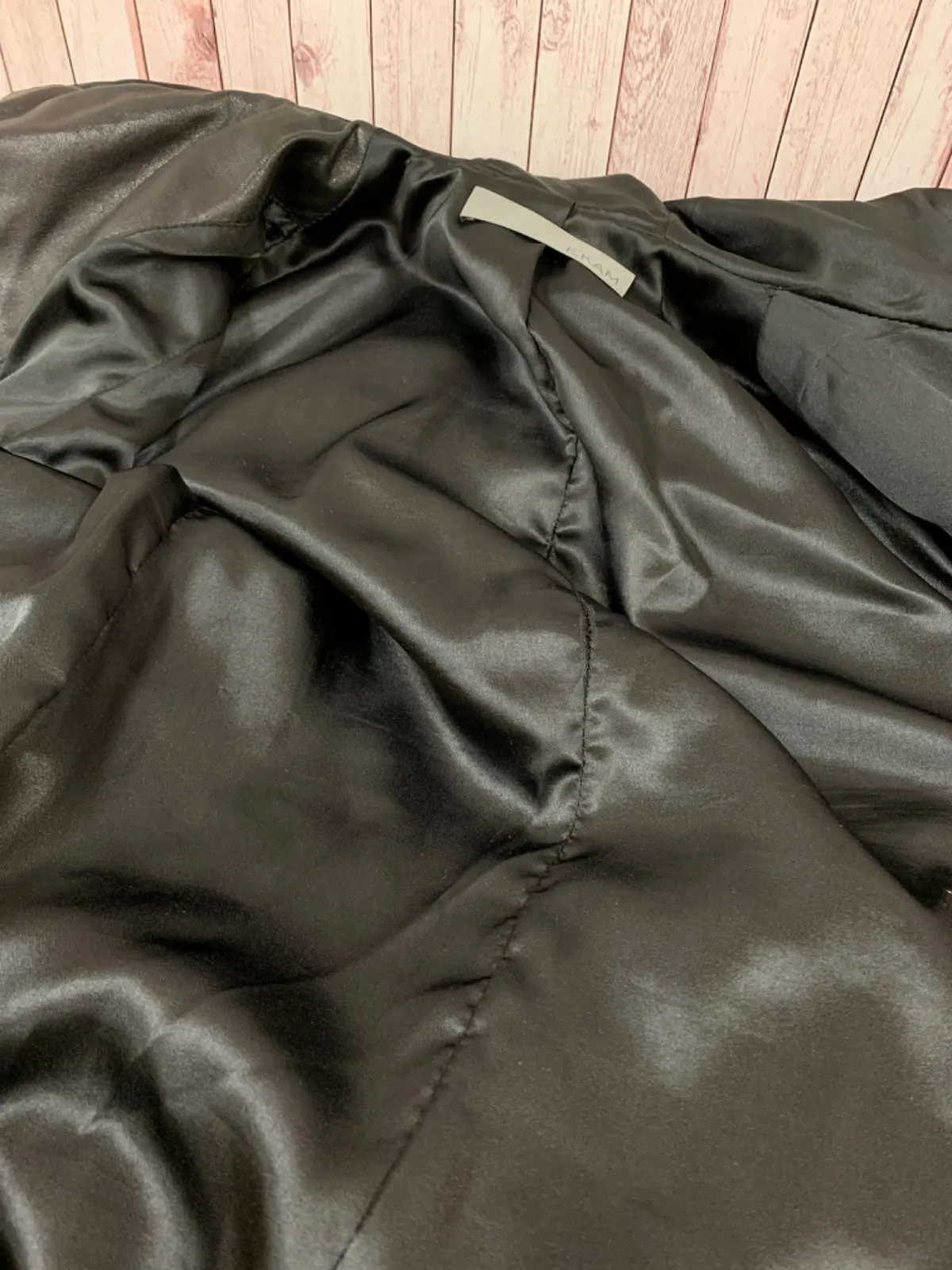 ☆EKAM エカム レザージャケット ライダース フードジャケット Lサイズ  