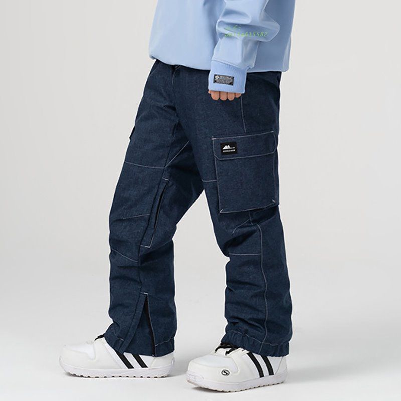 超激安セール開催中です！ スキーウェア パンツ ジーンズ メンズ レディース スノーボード スノボ スノーウェア ジーパン 防寒 ズボン デニム ロングパンツ 雪遊び ストレッチパンツ 単品 pai5a615582