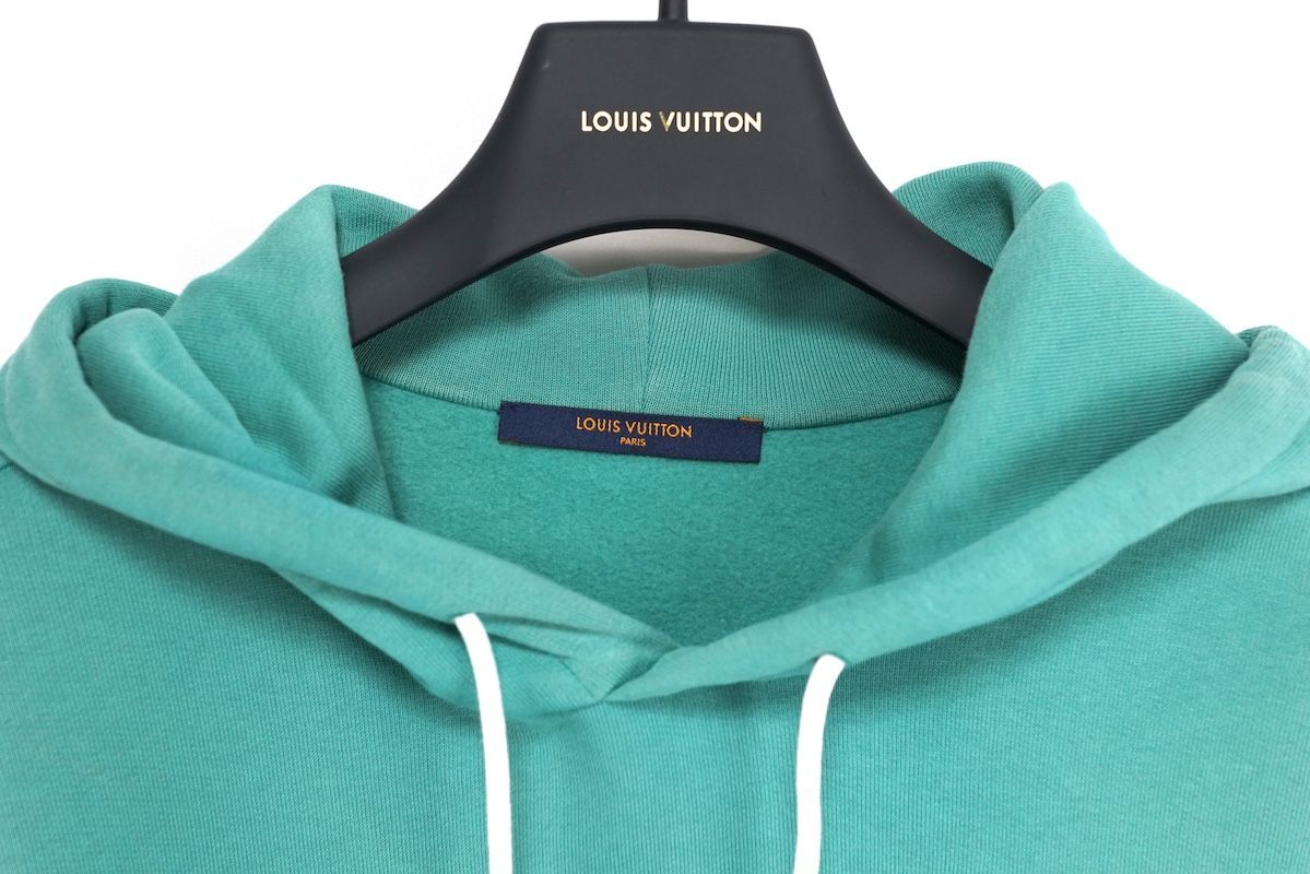 LOUISVUITTON ルイ ヴィトン Embroidered Signature Hoodie ロゴ