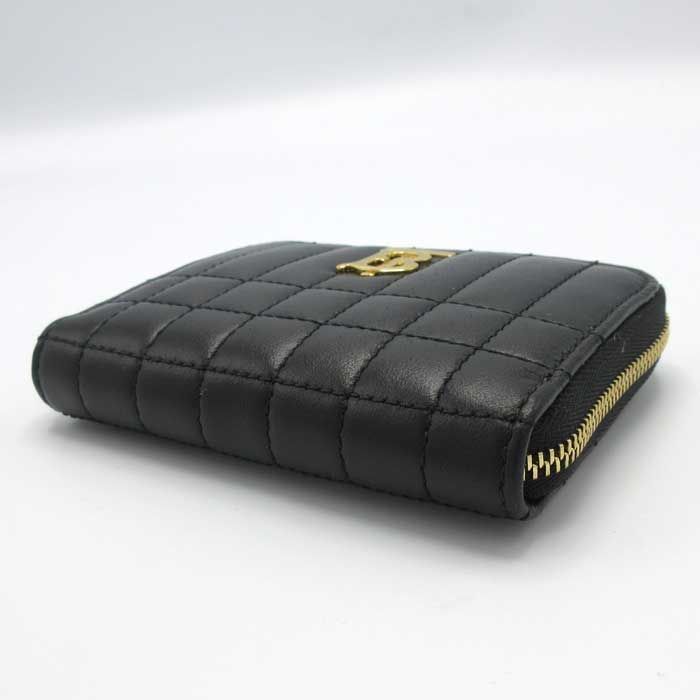 バーバリー 財布 (札入れなし) BURBERRY レザー キルティング TBロゴメタル 8090459 BLACK アウトレット レディース -  メルカリ
