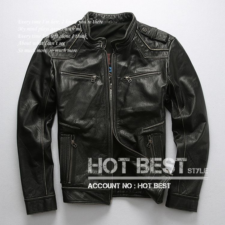 カウハイド スタンダードスタイル シングルライダース メンズ 革ジャン レザージャケット イタリアンレザー 牛革