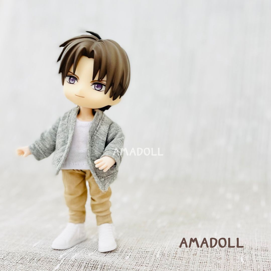 オビツ11 ハンドメイド 教皇 5点セット ホワイト オビツ11 服 コーデ セット 靴 白 男の子 女の子 シャツ