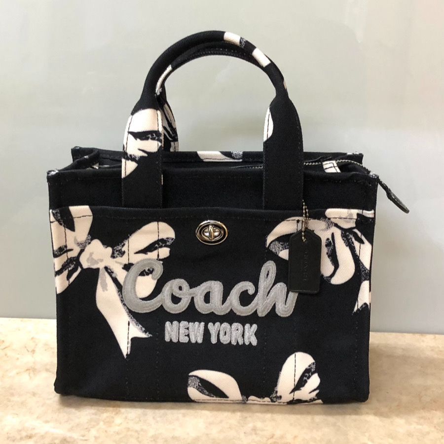 COACH 35 カーゴトート CY844 リボン カーゴ トート バッグ 20