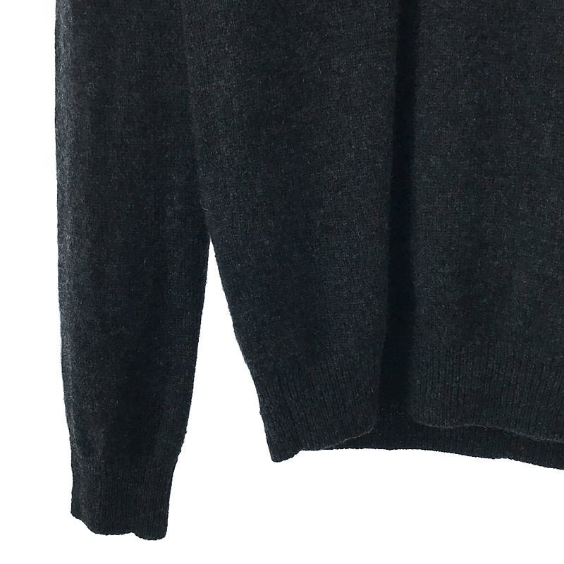 shirata cashmere / 白田のカシミヤ | cashmere 100％ / カシミヤ クルーネック ニット プルオーバー | ダークグレー系 | レディース shirata cashmere / 白田のカシミヤ | cashmere 100％ / カシミヤ