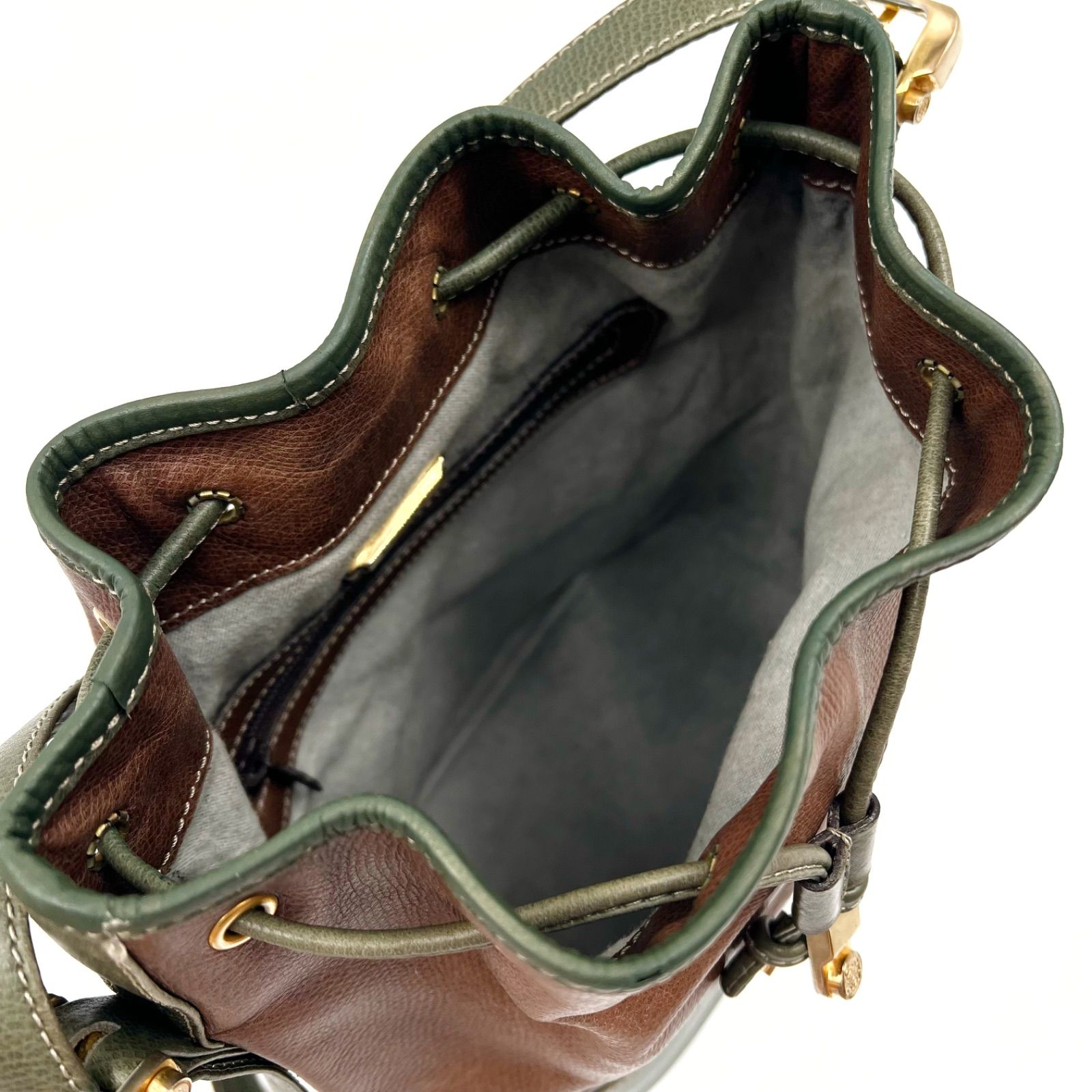 超希少】LOEWE ロエベ ショルダーバッグ 巾着バッグ アナグラム バケツ 