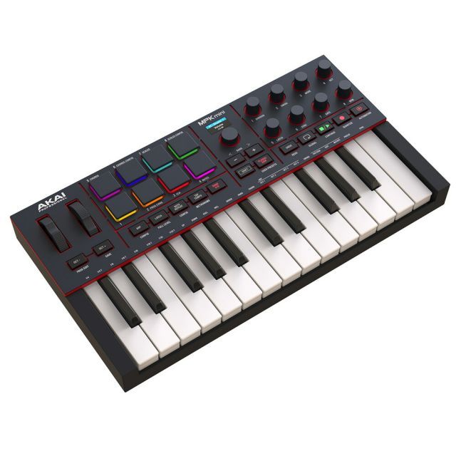 AKAI アカイ MPK mini 4 Black ブラック 25鍵 MIDIキーボード MIDIコントローラー PAD付き