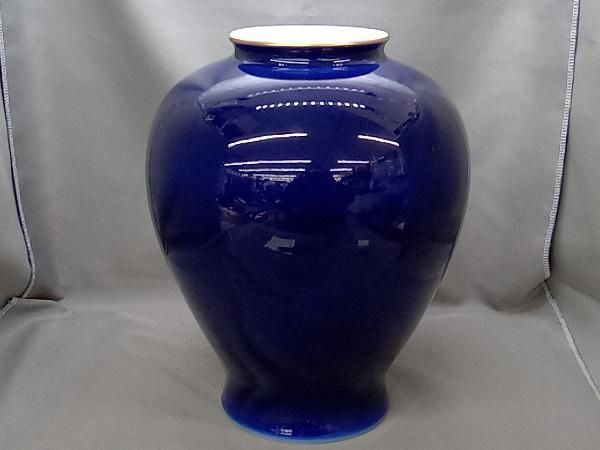 深川製磁 瑠璃牡丹 花瓶 深川製磁染錦牡丹花瓶 | 和食器