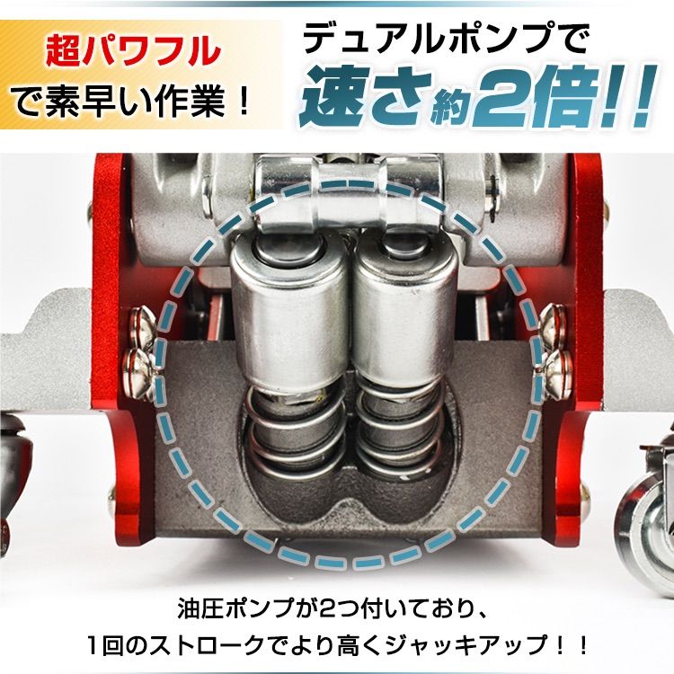 油圧式ガレージジャッキ3t
