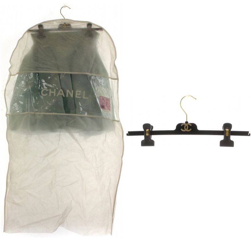 シャネル CHANEL 13C ココマーク フレアスカート バックプリーツ ロゴ  