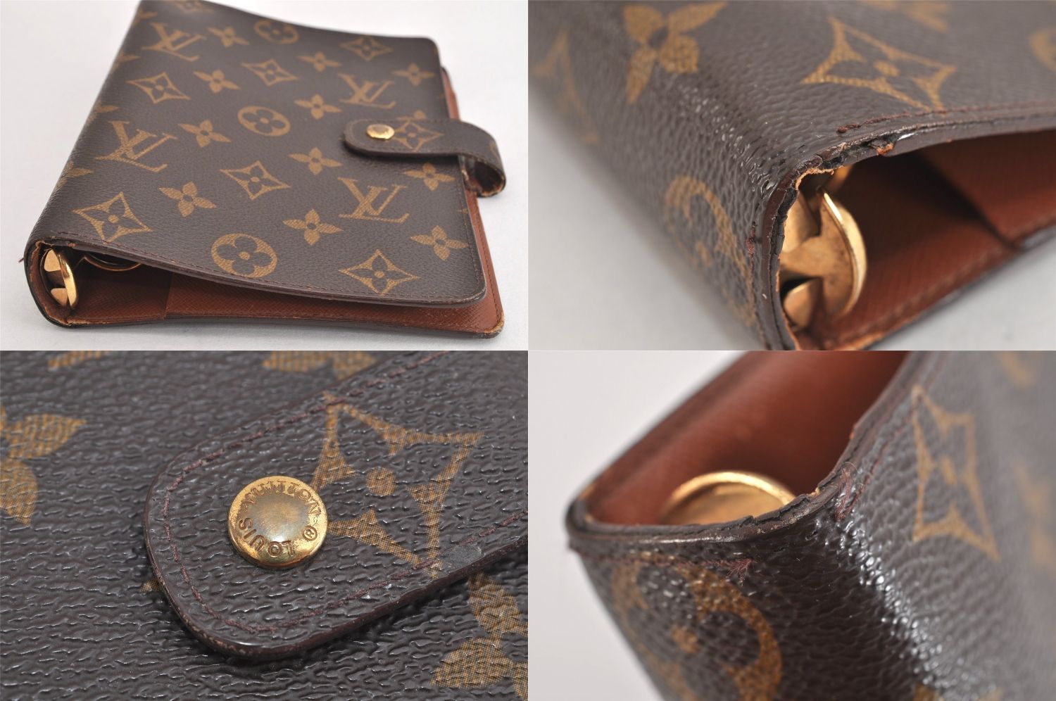 ルイヴィトン アジェンダMM 手帳カバー モノグラム LOUIS VUITTON ルイ 