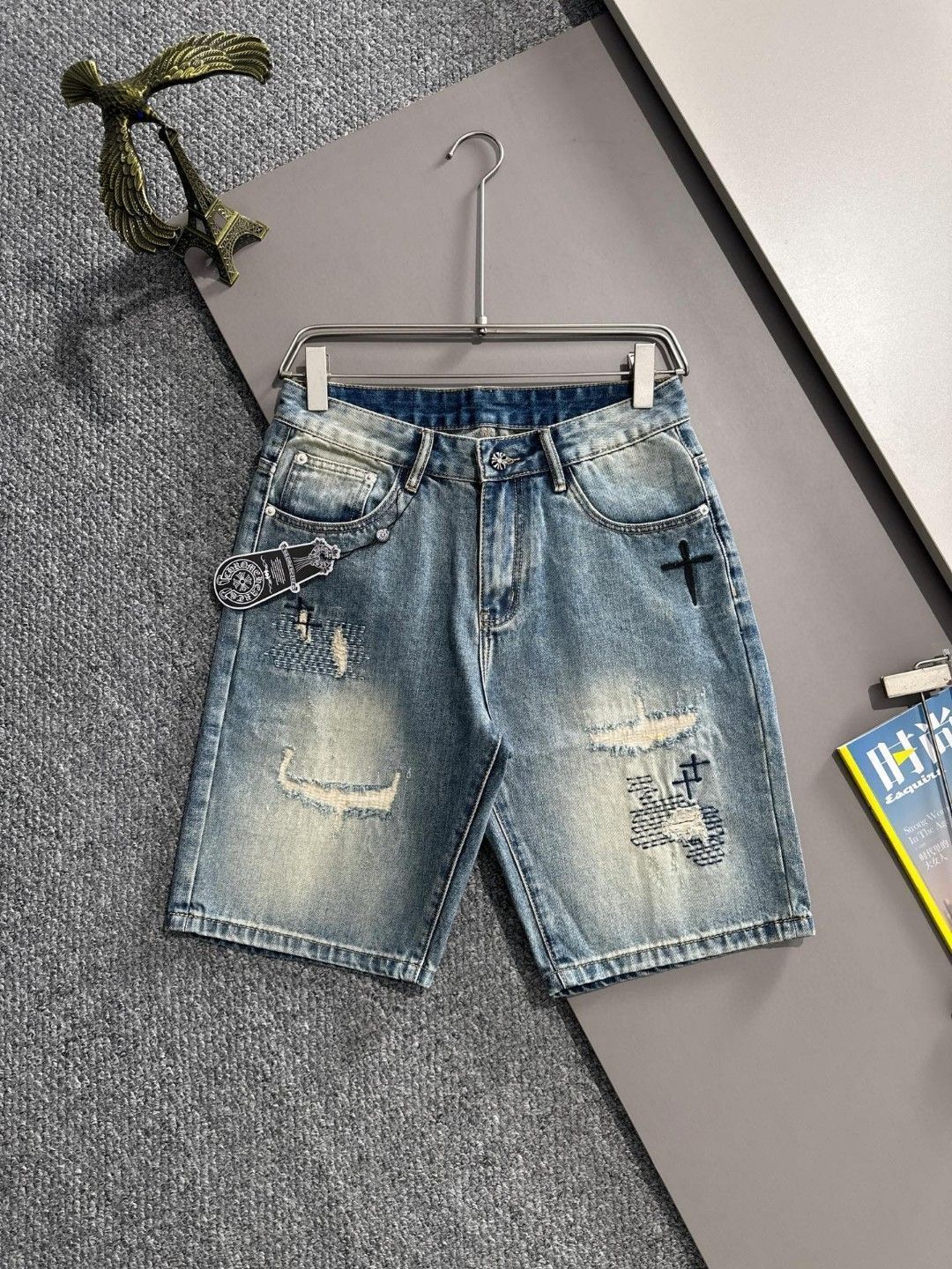 今日 Chrome Hearts 2025SS デニム ショートパンツ