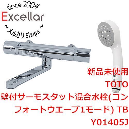 bn 8 TOTO 壁付サーモスタット混合水栓 コンフォートウエーブ1モード TBY01405J
