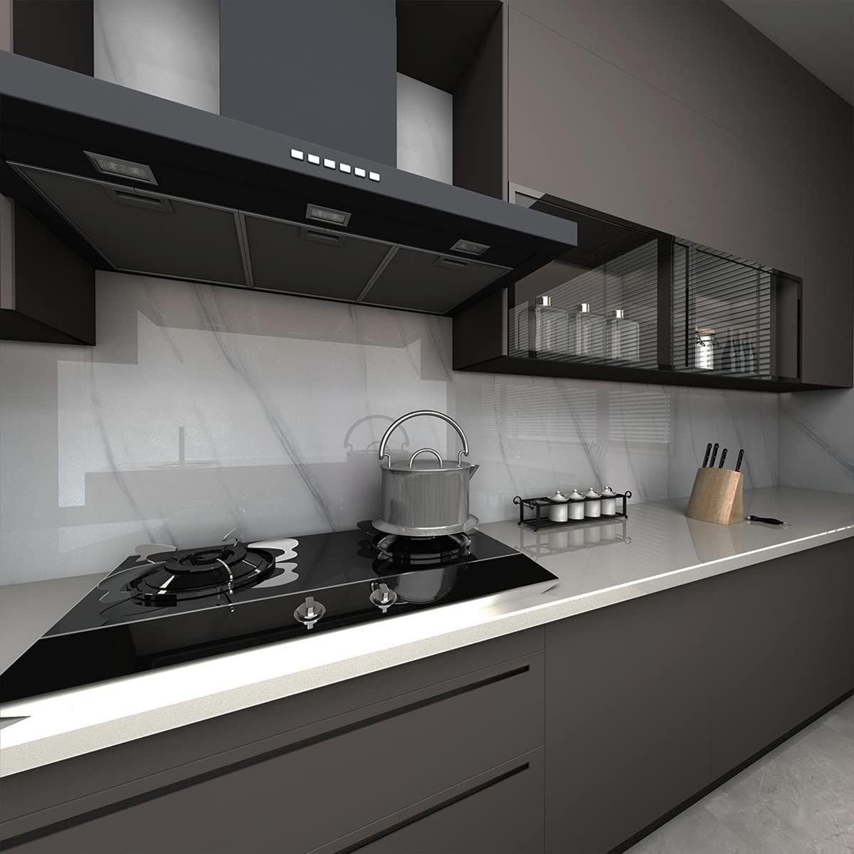 迅速発送 TOTIO 122CMx4M 幅広リメイクシート 大理石シート 大理石調カッティングシート 大理石シール 白い大理石風壁紙シール おしゃれ 光沢があり 厚手 耐熱 防水 防油 防汚 防カビ 壁紙補修シート ダイノックシート 砂壁に貼れる壁紙 貼って