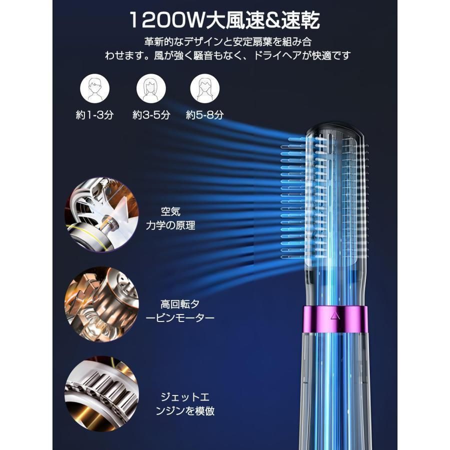 ❇️新商品✨【5in1 多機能】 ドライヤー 大風量 速乾 ヘアドライヤー ドライヤー 【5in1多機能】 大風量 速乾 ヘアドライヤー 1200W