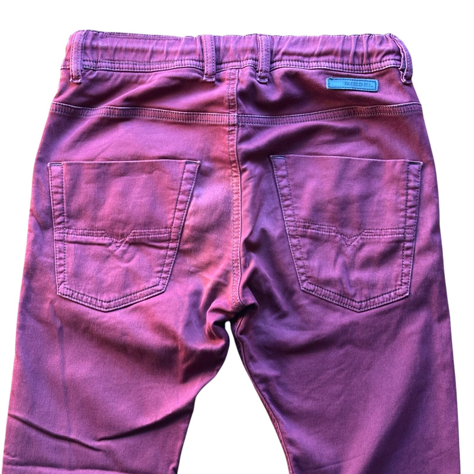 DIESEL KROOLEY-NE 0670M ワインレッド JOGGジーンズ サイズ26
