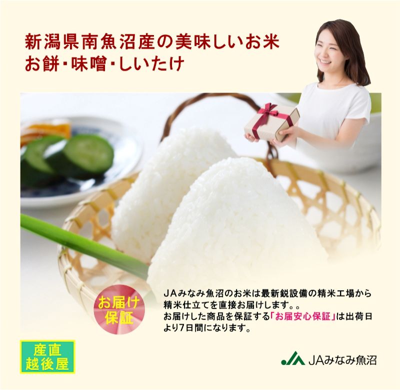 令和7年産 新米 南魚沼産 コシヒカリ 5kg 新潟県 南魚沼 JAみなみ魚沼