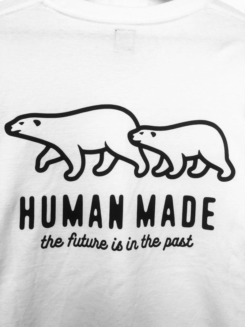 【HUMAN MADEヒューマンメイド】ホッキョクグマフラッグ Tシャツ HUMAN MADE ヒューマンメイド 長袖Tシャツ トップス