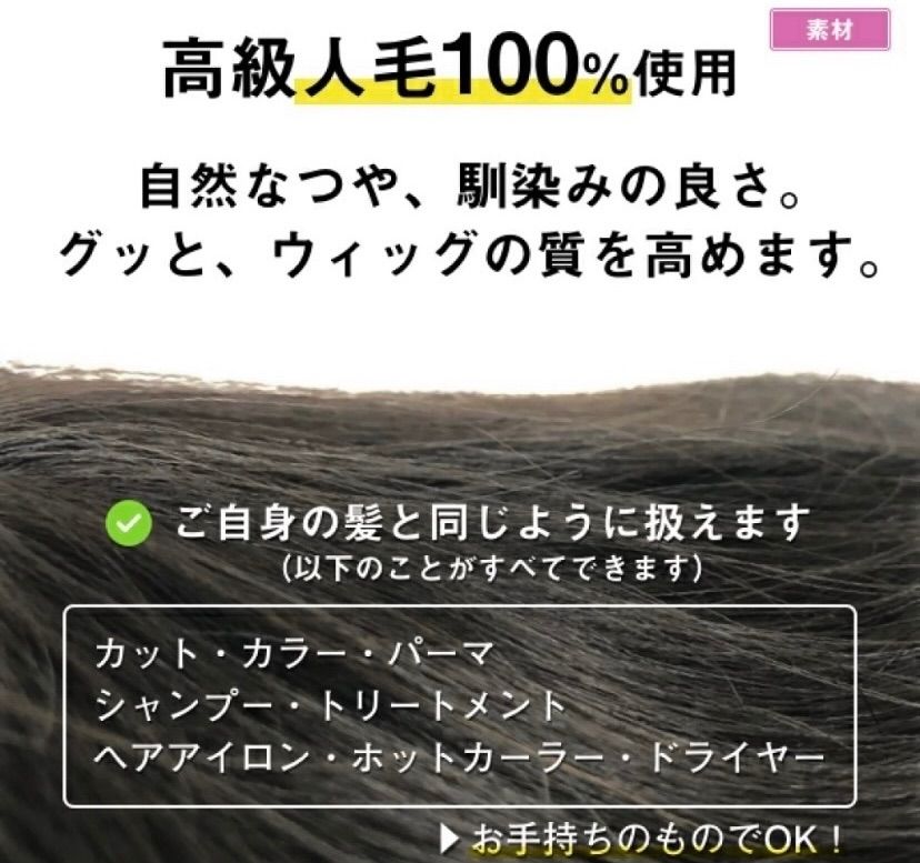 部分かつら 脱毛