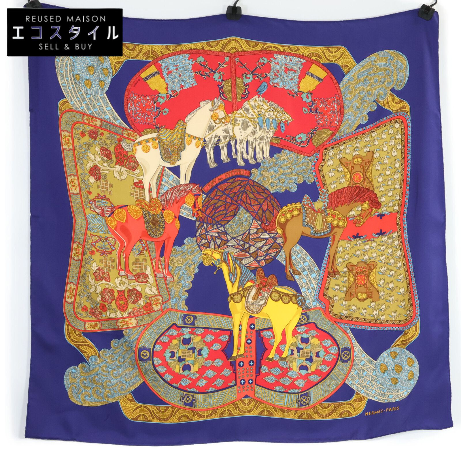 HERMES カレ90 ART DES STEPPES fah-6083314-1.jpg