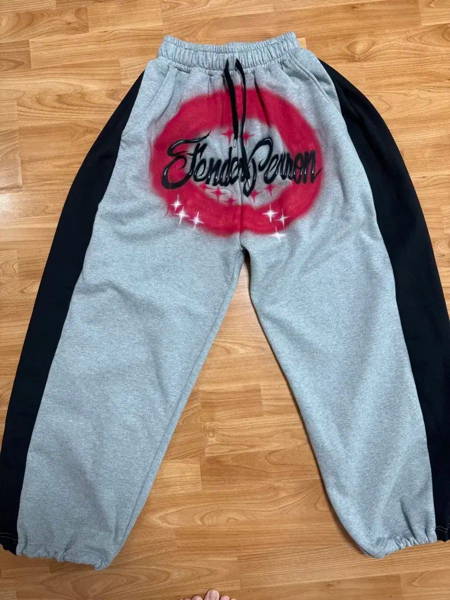 入札者 スウェット ジョガーパン グレー ブラック