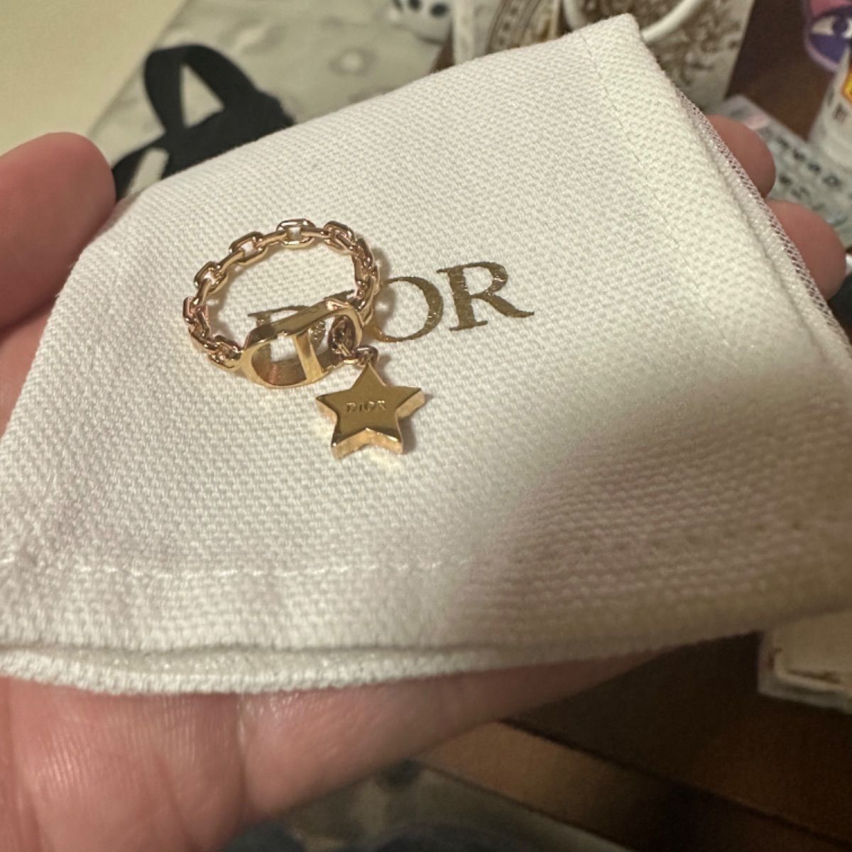 最終値下げ Dior リング 星 - メルカリ