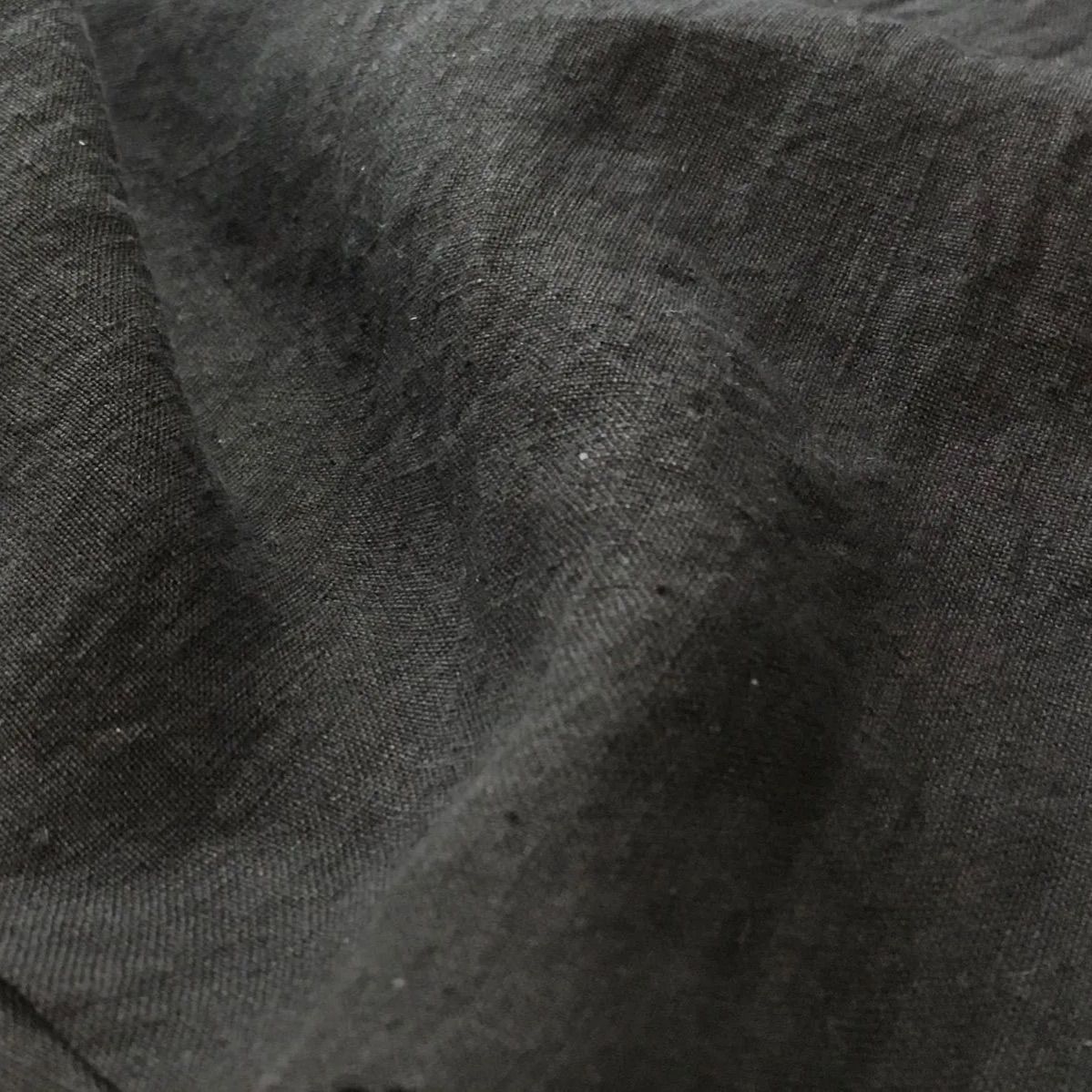 長さ2m リネン 生地 布 タンブラー仕上げ 50番手 麻100％ 無地  