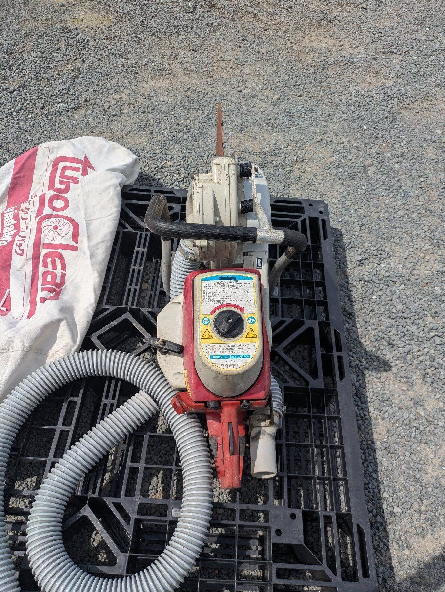 鹿児島発 新ダイワ エンジンカッターECD7500 ブレード、ホースダスト