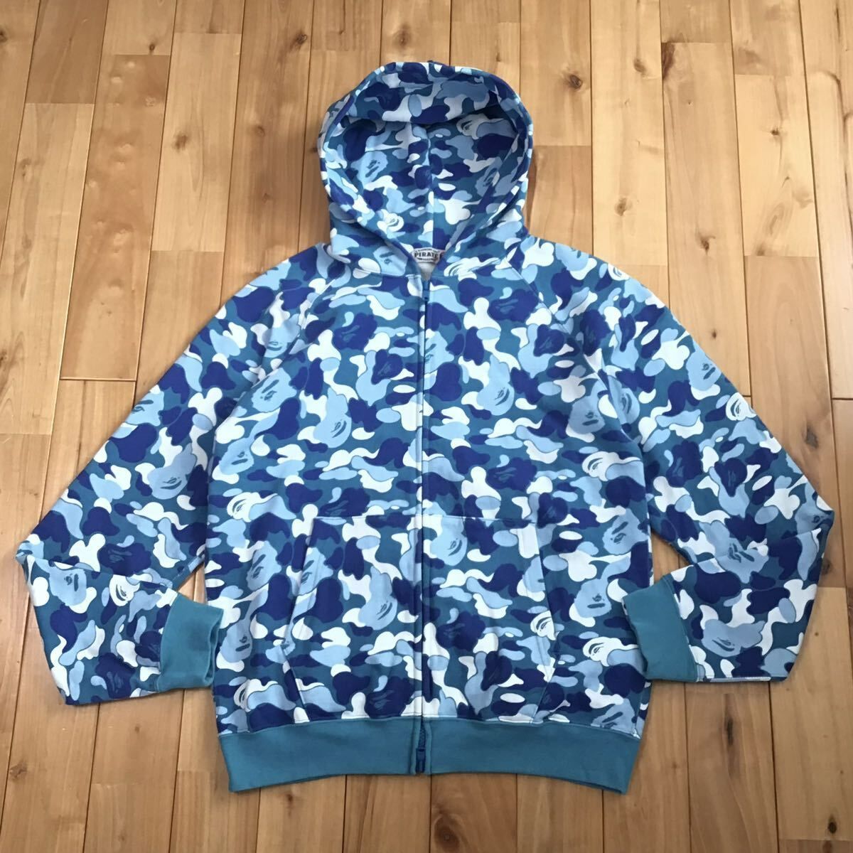 ☆パイレーツストア限定☆ ABC camo Blue ジップ パーカー M