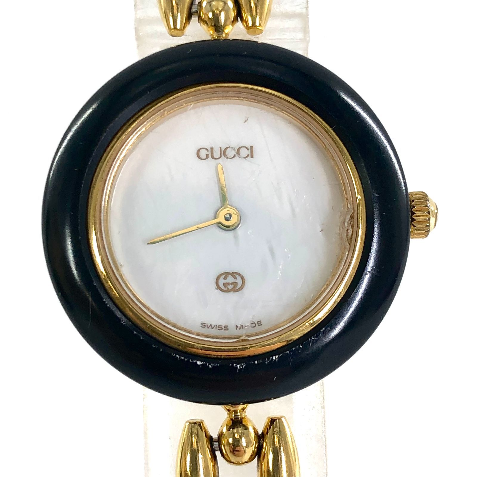 GUCCI 腕時計 GUCCI グッチ チェンジベゼル 11/12 レディース腕時計 SS/QZ