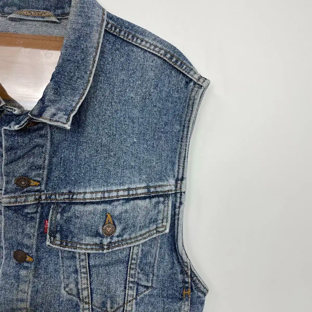 リーバイス　トラッカーベスト 90s LEVI'S(リーバイス) デニム トラッカー ベスト