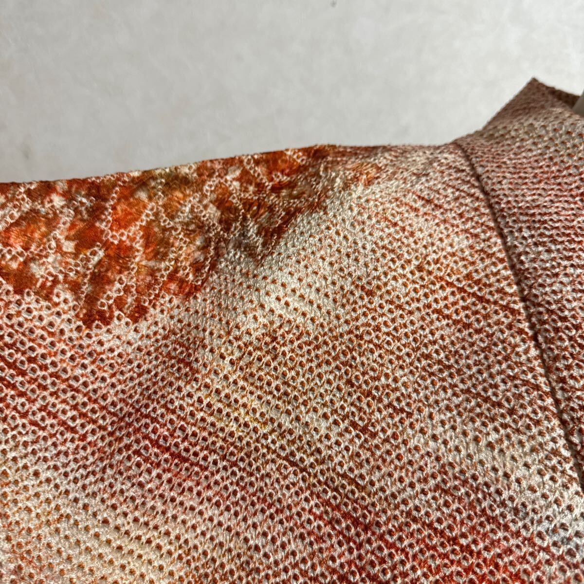 き51○ 着物リメイク 正絹 ハンドメイド 羽織総絞り - メルカリ