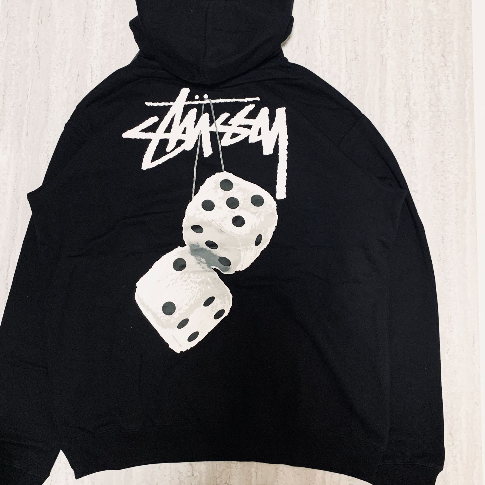 海外限定 ステューシー Stussy サイコロ Dice パーカー XL 裏起毛