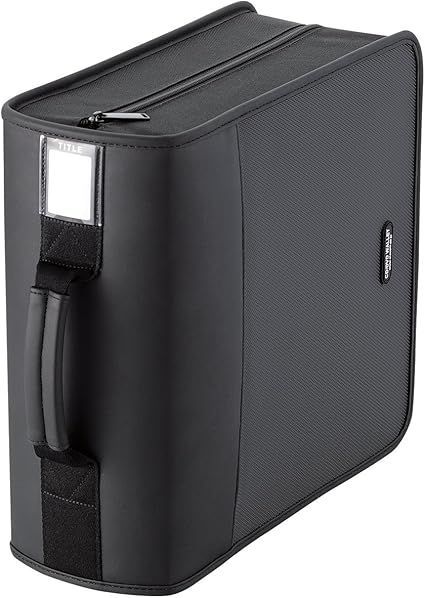 エレコム DVD CDケース ウォレット ファスナー付 320枚収納 CCD-SS320BK