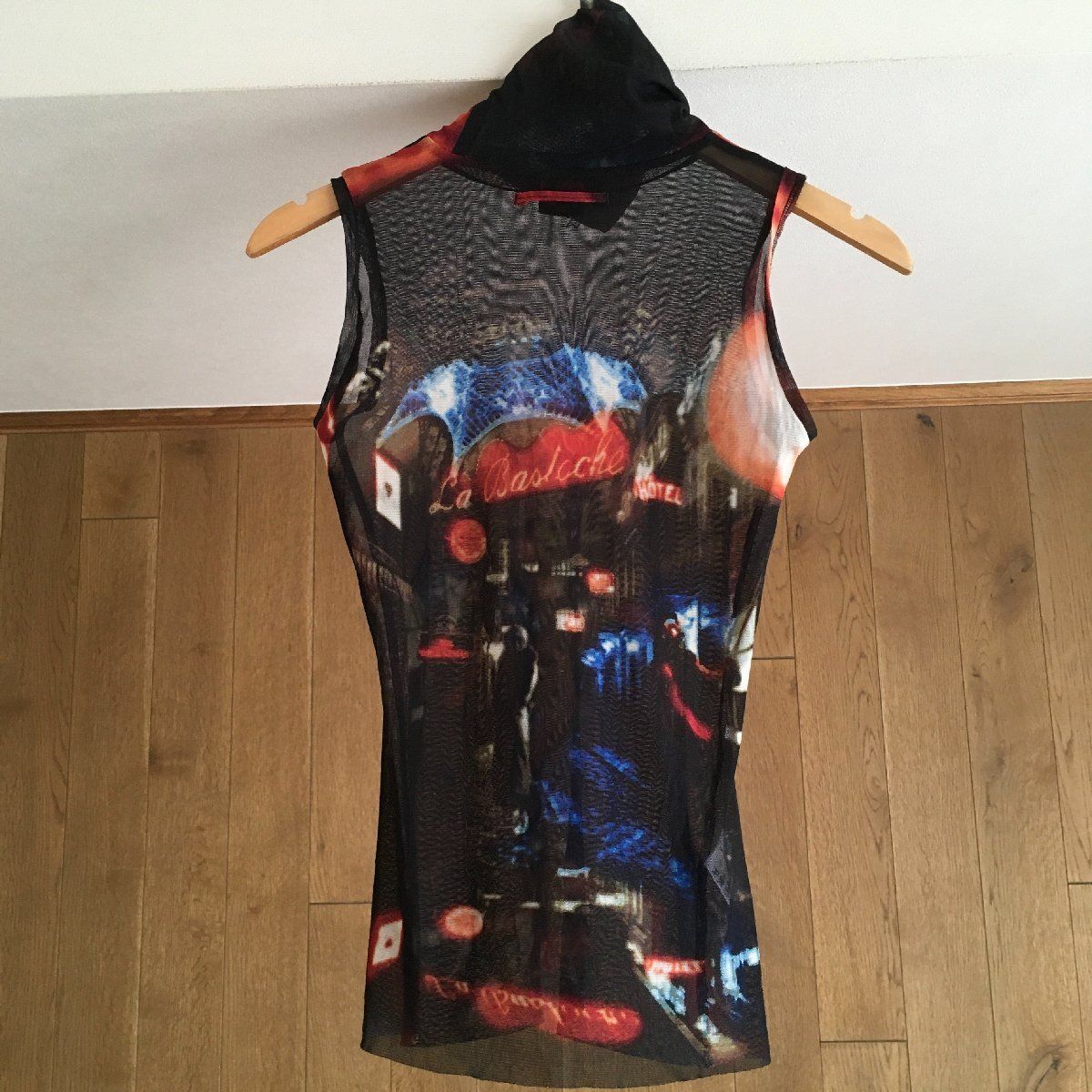 Jean Paul Gaultier ゴルチエ パワーネット 40 JEAN PAUL GAULTIER パワーネット ブラウン カーキ ナイロン
