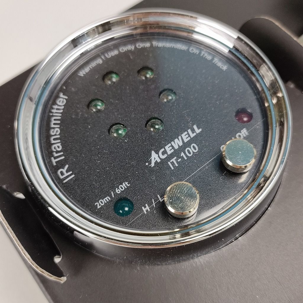 ACEWELL ラップタイム自動 赤外線送受信セット デジタルメーター IT-100SET