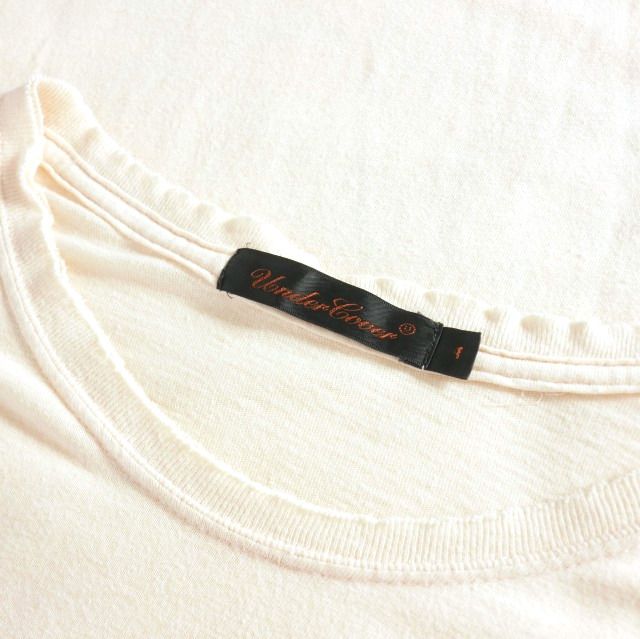 アンダーカバー 半袖 インサイドアウト Tシャツ サイズ4 ベージュ アンダーカバー UNDERCOVER 04AW But Beautiful期 インサイド
