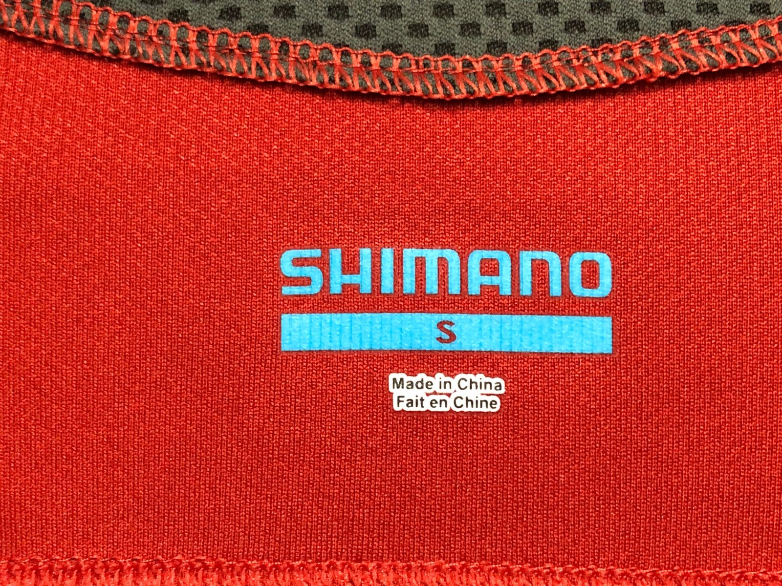 IA837 シマノ SHIMANO 半袖サイクルジャージ 赤 S