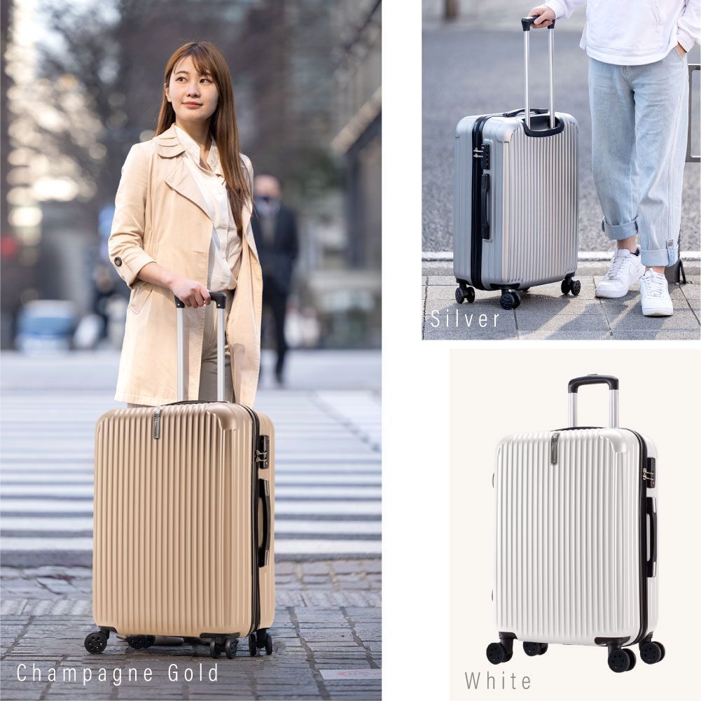 ☆新品＆未使用 ☆ スーツケース キャリーケース Mサイズ 60L キャリー  