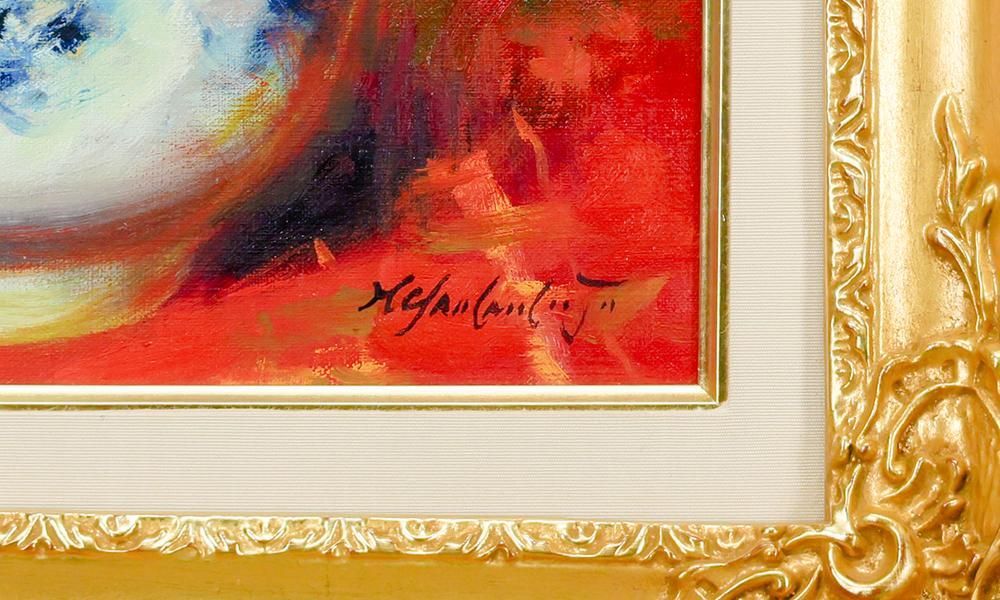 真作保証 山本彪一 「薔薇」 油彩4号 光風会員 最評価画題 完璧出来逸品 [QPwu8TI] Yahoo!オークション - 山本彪一|薔薇|油彩 F4号|サイン有|昭和洋画壇