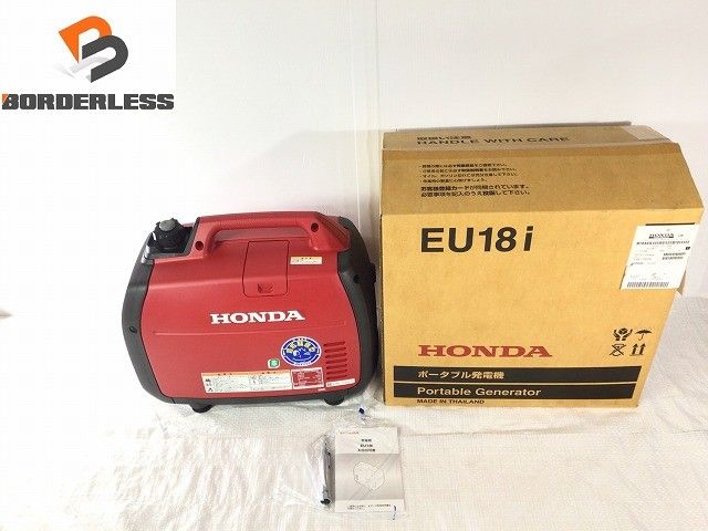♥品 HONDA ホンダ 正弦波インバーター発電機 EU18i 1.8kVA 単相100V 18.0A インバータ発電機 ガソリンエンジン 防災 116109116109