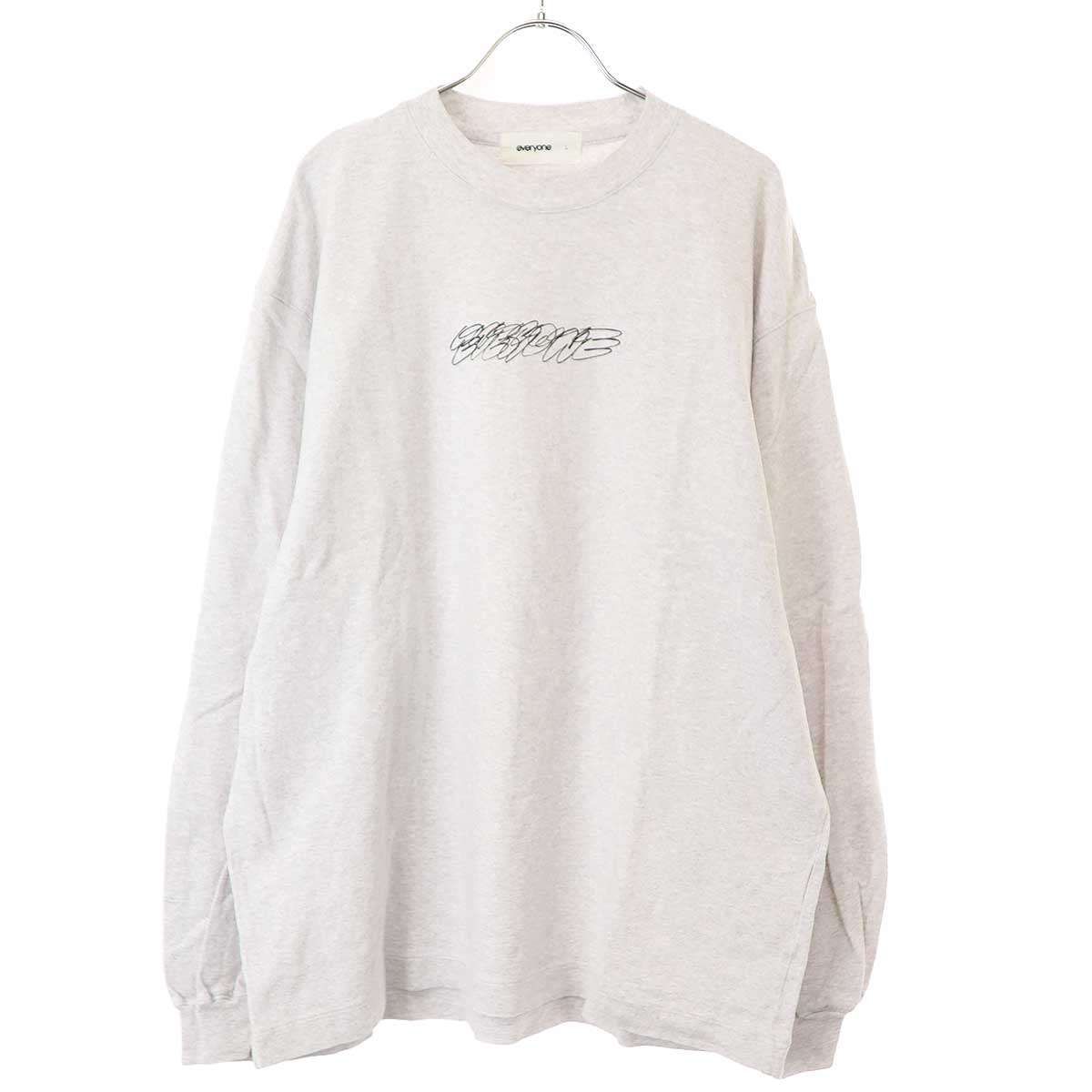 トップス everyone LOGO BY VINCENT L/S TEE everyone エブリワン LOGO BY VINCENT L/S TEE ロングスリーブTシャツ