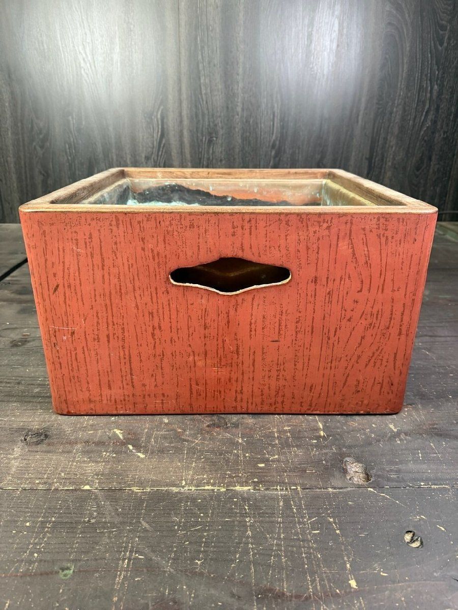 昭和レトロ 箱火鉢 小道具 最も安い