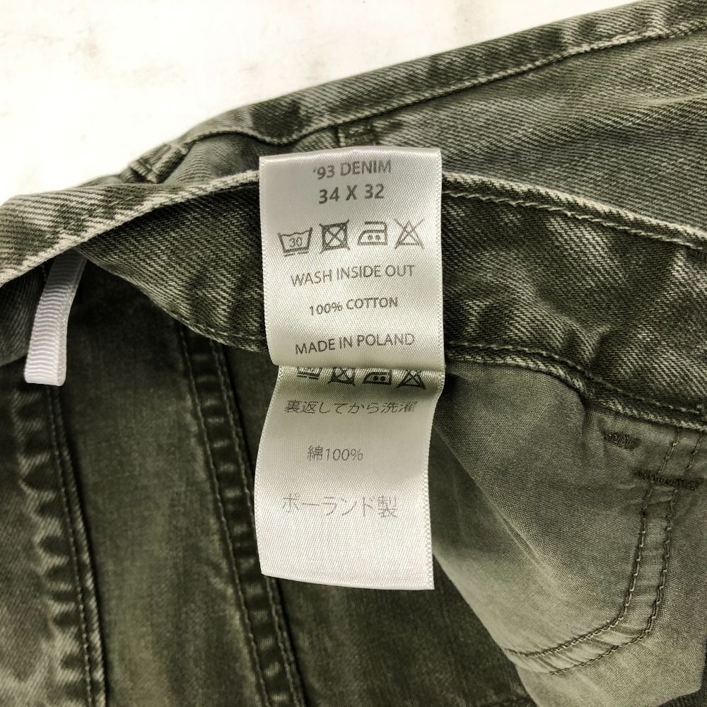 ポーラースケート 93デニム グリーンブラック 32/30 POLAR SKATE