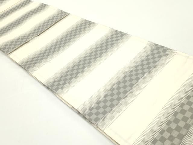 モール織 葡萄文 袋帯 金糸 正絹 六通 Q1067