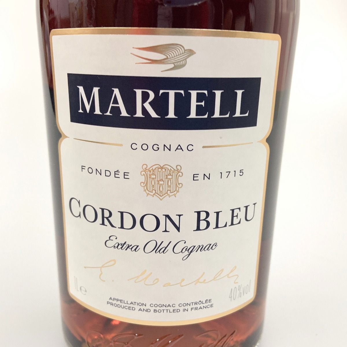 〇〇MARTELL マーテル コルドンブルー エクストラオールド ブランデー コニャック 1000ml 40% ブルー 未開栓 - メルカリ